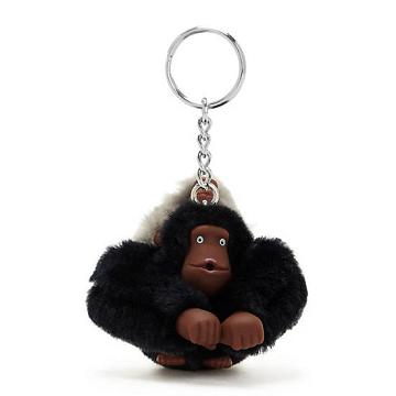 Kipling Mom And Baby Sven Monkey Keychain Accessories Svarte | NO 1268RV